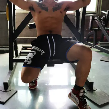 Nove Modne Moške Športne Nasedanja Hlače Bombaž Bodybuilding Sweatpants Fitnes Kratek Jogger Priložnostne Telovadnic Moške Kratke Hlače