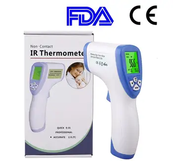 Novo Infrardeče Baby Termometer Digitalni Odraslih Čelo brezkontaktno Infrardeči Termometer Z LCD Osvetlitev ozadja Termometro Infravermelh