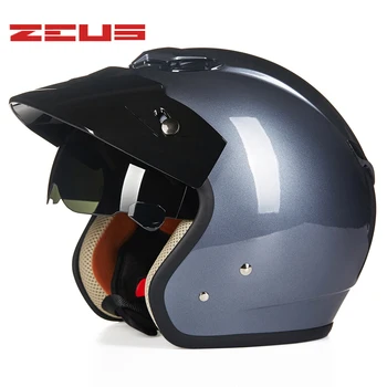 NOVO motorno kolo JET letnik 3/4 Čelada Retro Moto Casco skuter capacete open face čelado PIKA ZEUS 381C