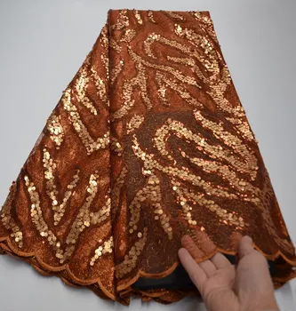 Novo Nigerija čipke Tkanine Visoke Kakovosti Afriki Čipke Tkanine francoski Vezenje Z bleščicami Uporablja za ženske, Poročno obleko TS8971
