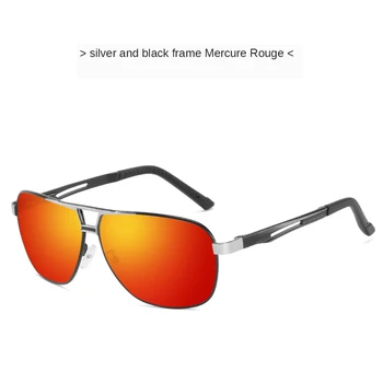 Novo Polarizirana sončna Očala za Moške Vintage sončna Očala Anti-Odsevni aluminijast Okvir Moški Vožnje Očala UV400 BOOROOT 1197