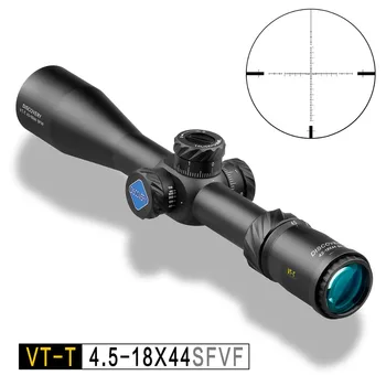 ODKRITJE Lov Riflescope VT-T 4.5-18X44 SFVF FFP Z Rangefinder Reticl Posebne Telefon Nastavek Za airsoft zračne pištole