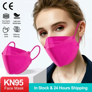 Odraslih FFP2 Ribe masko KN95 maske CE zaščitni respirator Filter za masko ffp2mask Dustproof ffp2 Mascarillas kn95 ribe maske