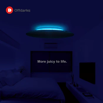 OFFDARKS Smart Sodobni LED Stropna Luč RGB 48W/60 W Zatemnitev Barve wifi glasovni nadzor za dnevna soba spalnica kuhinja strop lam