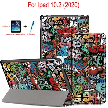 Ohišje Za iPad 10.2 2019 2020 7. 8. Generacije Pametnih PU Usnja Kritje Funda Magnetni Zložljivo Stojalo Ohišje za iPad 10.2 2019 2020 9264