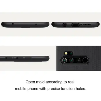 Ohišje Za Redmi Opomba 8 Pro NILLKIN Motnega, Mat PC Trdi Hrbtni Pokrovček Primeru za Xiaomi Redmi Opomba 7 8 pro Globalni z brezplačno imetnika