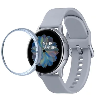 Ohišje Za Samsung Galaxy Watch aktivna 2 40 mm 44 Zaščitnik Ploščo Obroč Dodatki Lepilom Kovinski Odbijača Kritje Active2 40 44 mm
