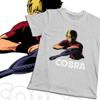 Okrogle Ovratnik Prostor Avanturo Cobra Kratek Rokav Priljubljena Za Moške, Bombaž Majica S Kratkimi Rokavi Za Vroče Prodaje