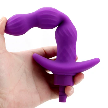 OLO Analne Kroglice Butt Plug Sex Igrače za Žensko, Moškega, Silikonski Enema Tuš Vibrator Prostate masaža za Gay Brizgo Tuš Sistem