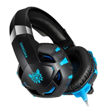 ONIKUMA Čelade PS4 Gaming Slušalke PC Gamer Stereo Slušalke z Mikrofonom + Pro Žično Gaming Miška, USB
