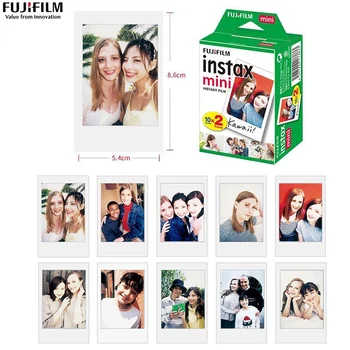 Original 10-100 listi Fujifilm Instax mini 8 filmov beli Rob 3 cm za Hitra Kamera 7 9 25 50-ih in 70 90 sp-1 sp-2 Foto papir