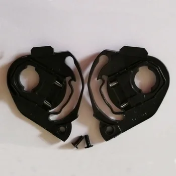 Original par za LS2 poln obraz motoristična čelada objektiv znanja, ki je Primerna za LS2 FF320 FF370 FF396 čelada black vizir Lock nosilec
