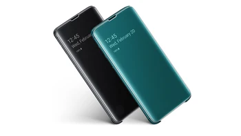 Original Pregleden Ogledalo Primeru Telefon za Samsung Galaxy S10 S10E G9700 S10 + S10Plus Smart Spanja Elektronske Pokrov