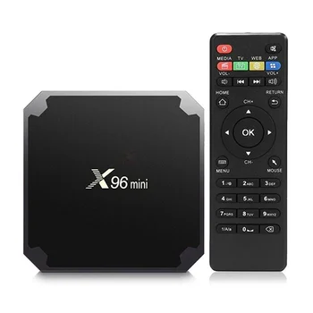 Original QHDTV X96 Mini Set-top box Android 9.0 8GB 16GB AMLOGIC S905W quad CORE X96Mini leadcool Lxtream kodo Smart TV box