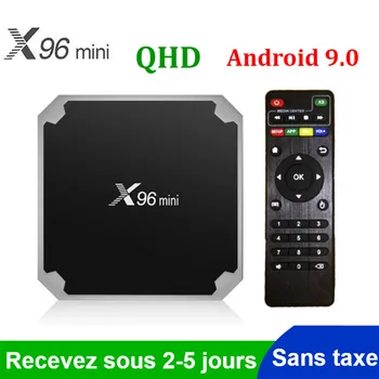 Original QHDTV X96 Mini Set-top box Android 9.0 8GB 16GB AMLOGIC S905W quad CORE X96Mini leadcool Lxtream kodo Smart TV box