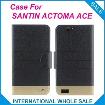 Original! SANTIN ACTOMA ACE Primeru, 5 Barv Modno Razkošje Ultra-tanek Flip Usnje, usnjeni Zaščitni Pokrov za SANTIN ACTOMA ACE