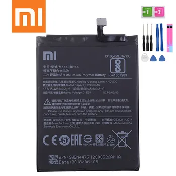 Original Xiaomi baterije bn44 4000 mah Kapacitete Polimer Zamenjava Močno Vzdržljivost Baterije BN44 Xiaomi Redmi 5 Plus
