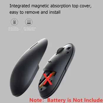 Original Xiaomi Wireless Mouse 2 1000DPI 2,4 GHz WiFi Povezavo, Optični Izključite Prenosne Luči Mini Prenosnik Prenosnik Urad Gaming Miška