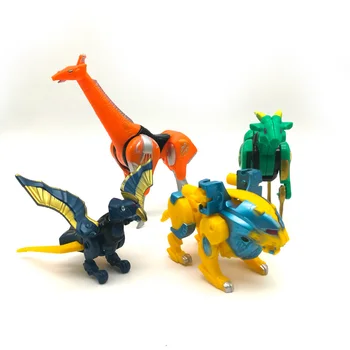 Otroci Najboljših Daril Skupščine Dinozords 5 V 1 Dinozaver Rangers Megazord Figuric Robot Deformacije Igrača