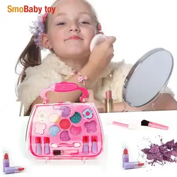 Otrok Kozmetika Princesa Ličila Box Set Varno Senčilo Za Oči, Ustnice Paleti Lepoto Ličila Orodje Za Dekle Darilo Dobra Kvaliteta 3268