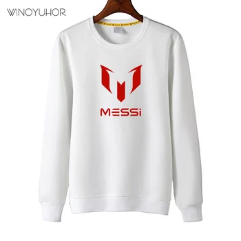 Otrok Messi Pismo Logotip Tiskanja Sweatshirts Fantje Dekleta Jeseni Priložnostne Vrhovi Otroci Nogomet Kapuco Hip Hop Puloverju