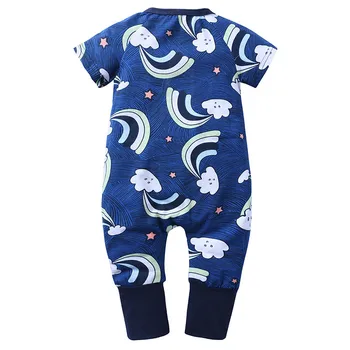 Otroška Oblačila 2020 Novo Novorojenčka jumpsuits Baby Fantje Dekleta, igralne obleke Obleke Kratkimi Rokavi za Malčke Jumpsuit Pižamo Otroška Oblačila