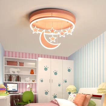 Otroška soba lučka led Stropna luč razsvetljava minimalističen sodobne ustvarjalne dekle dnevni sobi, luči, spalnica luči zvezd