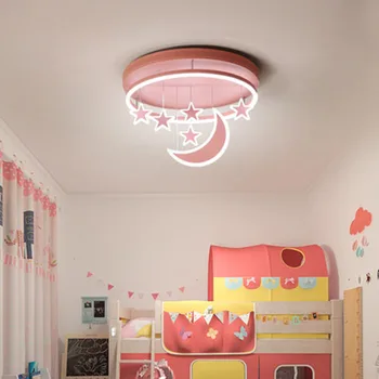 Otroška soba lučka led Stropna luč razsvetljava minimalističen sodobne ustvarjalne dekle dnevni sobi, luči, spalnica luči zvezd