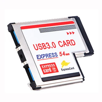 OULLX 54 mm Express Card za USB3.0 Skrit v Notranjosti USB 3.0, da Expresscard Adapter Pretvornik Zvezek Širitev kartico