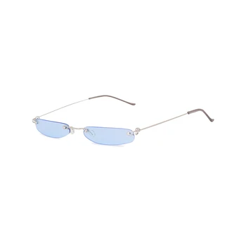 Ozek okvir 2019 sončna očala ženske moški letnik multi-barvni kovinski okvir sončna očala modni moški ženska očala UV400