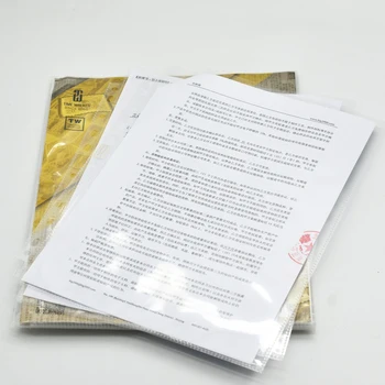 Papir velikosti A4 imetniki mapo igre kartic strani 1 žep dokument rokavi