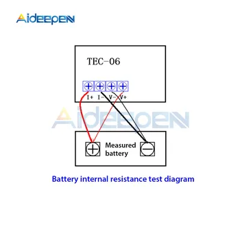 PES-06 Zmogljivost Baterije Testiranje 16W Elektronski Obremenitev Tester za Mobilne Moč Tester Max 500AH LED Zaslon z Ventilatorjem