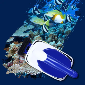 Plavajoče Magnetni Čisto Krtačo Aquarium Fish Tank Stekla Alge Strgalo Za Steklo Okna Čistilo Orodja Praktično Čiščenje Magneti Krtačo