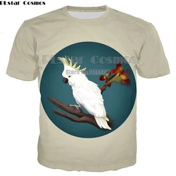 Plus velikost Moške/Ženske 3D tiskanja priložnostne tshirt vrabec, živali, ptic t-shirt hoodie Harajuku Papiga t shirt/Hoodies/Majica 7XL