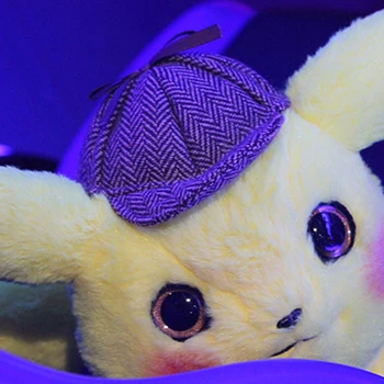 Pokemon 28 cm peluche Pikachu Igrače, Plišaste Igrače Detektiv Pikachu Japonska Film Igrače Otrok Lutka za Otrok Otroka, Rojstni dan, Darila Anime