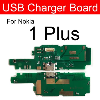 Polnilnik USB Priključek Odbor Za Nokia 1 Plus 1Plus Polnjenje Vrata Modul Priključek Usb Vrata Odbor Flex Kabel Zamenjava rezervnih Delov