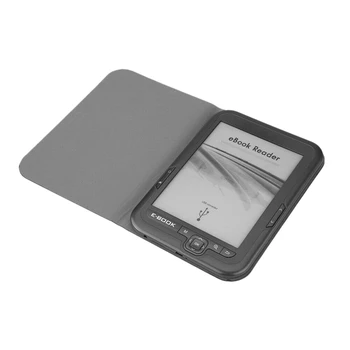 POLNO-6 Inch 4GB Ebook Reader E-Ink Zaslon E Knjige Svetlobe Eink Zaslon E-Knjige, E-Ink E-Bralnik MP3 z ohišjem, WMA, PDF, HTML