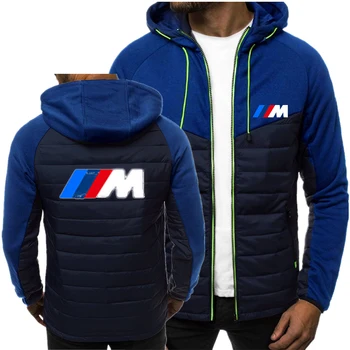 Pozimi 2021 Moških Kašmir Hooded Suknjič/Tiskani Avto Logotip BMW Hoodie Zgostitev Ulica Majica Puloverju Pozimi Topel pulover s kapuco
