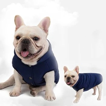 Pozimi Pet Plašč Oblačila Ljubljenčka Psa Jakno za pasji mladiček Toplo Psa Oblačila Za Chihuahua francoski Buldog Pet Obleko Izdelki za Hišne živali #