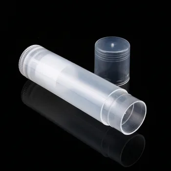 Prazno Šminka Posode DIY ponovno napolniti Plastenke Embalaži Kozmetike 100PC 5ml Prazno Lip Gloss Cevi+Caps Potovanja Steklenico