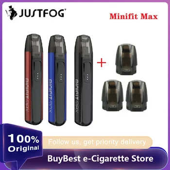 Prednaročilu Original JUSTFOG Minifit Max Pod Vape Komplet z 650mAh Baterija &1,5 ml Pod 1.6 ohm Tuljavo, E-cig Vape kit vs povlecite x stroka kit