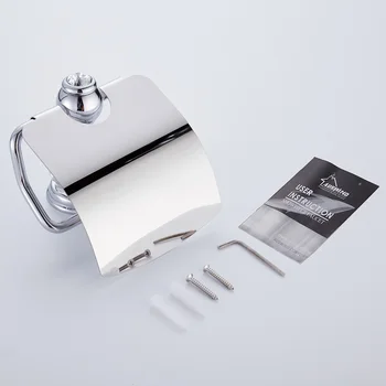 Pregledna kristalno kopalnica strojne štiri-kos trdne baker krom-platirani stensko montažo kopalniške opreme set