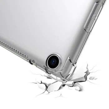 Pregledna Shockproof Odbijača Primeru za Huawei MediaPad T3 M3 M5 M6 Primeru Jasno TPU Silikon Kuverta za MatePadPro 10.8 Funda Coque