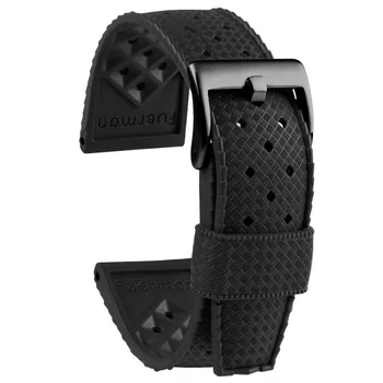 Premium Razred Tropic Gume Watchband 20 mm 22 mm s-eiko SRP777J1 Novo jermenčki za Potapljanje Nepremočljiva Zapestnica Črna modra Barva