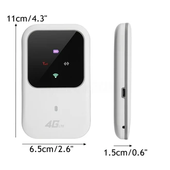 Prenosni 4G LTE WIFI Usmerjevalnik 150Mbps Mobilne Širokopasovne internetne dostopne točke je KARTICA Odklenjena, Wifi Modem 2.4 G Brezžični Usmerjevalnik