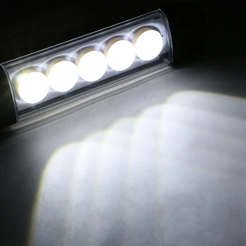 Prenosni 5 LED USB Polnilne Delo svetlobe, 1 Način z Magnetnim Lanterna Visi Kavelj Svetilka Svetilke Za Kampiranje na Prostem
