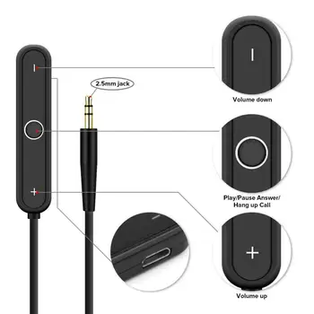 Prenosni Bluetooth 5.0 Prostoročne Stereo Audio Adapter Mini Brezžični Glasbeni Sprejemnik za Bose Okoli Ušesa AE2 AE2i AE2w Slušalke