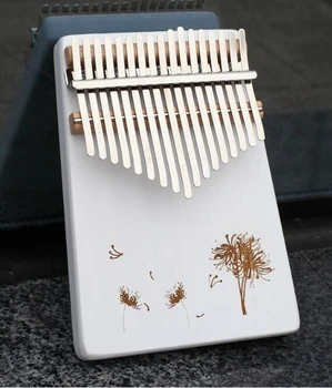 Prenosni kalimba bela palec klavir 17 zvočno kartico sound tuning začetnik vnos instrument, klavir