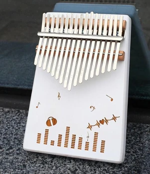 Prenosni kalimba bela palec klavir 17 zvočno kartico sound tuning začetnik vnos instrument, klavir