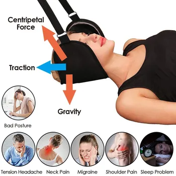Prenosni Massager Za Materničnega Vratu Vleko Glavo in Nazaj Sprostitev Medvretenčne Prostor Širi Naprave